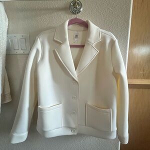 Elegant Cream Women's Blazer